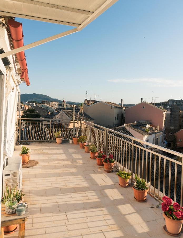 Roof Garden House Daire Korfu Dış mekan fotoğraf